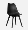 Simson Plastic Iconic Chair in Black Colour