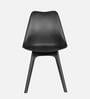 Simson Plastic Iconic Chair in Black Colour
