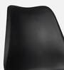 Simson Plastic Iconic Chair in Black Colour