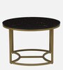 Sindra Nesting Coffee Table Set In Golden Finish