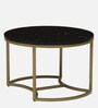 Sindra Nesting Coffee Table Set In Golden Finish