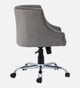 Sines Velvet Ergonomic Chair in Grey Colour