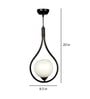 Billie Black Iron Hanging Light