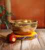 Singing bowl with cushion