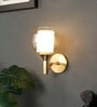 Vrikshya Antique Gold Metal & Glass Wall Sconces