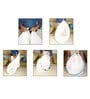 Single Bed Foldable  Polyester Mosquito Net In Pink