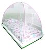 Single Bed Foldable  Polyester Mosquito Net In Pink