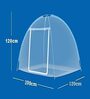 Single Bed Polyester Mosquito Net In Blue