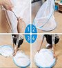 Single Bed Polyester Mosquito Net In Blue