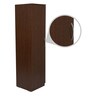 Lucena 1 Door Wardrobe in Dark Choco Finish