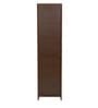 Lucena 1 Door Wardrobe in Dark Choco Finish