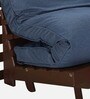 Single Futon in Blue Colour with Mattress