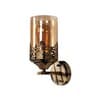 Single Iron Wall Light In Antic Finish