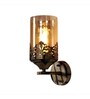 Single Iron Wall Light In Antic Finish