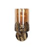 Single Iron Wall Light In Antic Finish