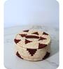 Single Maroon Sabai Grass The Dough Dome Roti Box