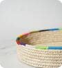 Single Multicolor Sabai Grass Prism Rim Origin Baskets