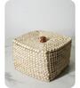 Single Natural Sabai Grass Urban Weave Box Organizers