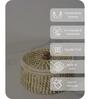 Single Olive Sabai Grass Earthen Cradle Roti Box