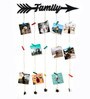 Single Pc Decor Black Jute Clip Photo Frames
