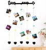 Black Jute Single Pc Decorative Clip Photo Frames