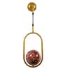 Single Metal Novelty Wall Light (Gold)