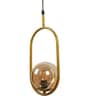 Single Metal Novelty Wall Light (Gold)