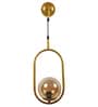 Single Metal Novelty Wall Light (Gold)