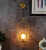 Single Metal Novelty Wall Light (Gold)