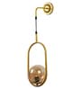Single Metal Novelty Wall Light (Gold)
