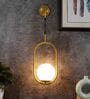 Single Metal Novelty Wall Light (Gold)