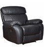 Tyson 1 Seater Recliner in Black Colour
