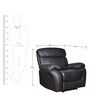 Tyson 1 Seater Recliner in Black Colour