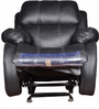 Xander 1 Seater Recliner in Black Colour