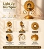 Golden Single T-Lite Holder