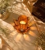 Golden Metal Single Votive Tea Light Holder