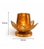 Golden Metal Single Votive Tea Light Holder