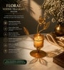 Golden Metal Floral Votive Tea Light Holder