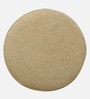 Sintra Boucle Fabric Round Pouffe in Camel Colour