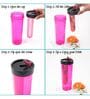 Sipper Infuser Bottle 700ML (Pink)
