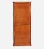 Siramika Sheesham Wood 1 Door Wardrobe In Honey Oak Finish