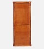 Siramika Sheesham Wood 1 Door Wardrobe In Honey Oak Finish