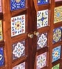 Siramika Sheesham Wood 2 Door Wardrobe In Honey Oak Finish Siramika Sheesham Wood 2 Door Wardrobe In Honey Oak Finish