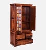 Siramika Sheesham Wood 2 Door Wardrobe In Honey Oak Finish Siramika Sheesham Wood 2 Door Wardrobe In Honey Oak Finish