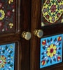 Siramika Sheesham Wood 2 Door Wardrobe In Provincial Teak Finish Siramika Sheesham Wood 2 Door Wardrobe In Provincial Teak Finish