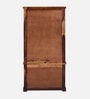 Siramika Sheesham Wood 2 Door Wardrobe In Provincial Teak Finish Siramika Sheesham Wood 2 Door Wardrobe In Provincial Teak Finish