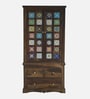 Siramika Sheesham Wood 2 Door Wardrobe In Provincial Teak Finish Siramika Sheesham Wood 2 Door Wardrobe In Provincial Teak Finish