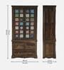 Siramika Sheesham Wood 2 Door Wardrobe In Provincial Teak Finish Siramika Sheesham Wood 2 Door Wardrobe In Provincial Teak Finish