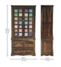 Siramika Sheesham Wood 2 Door Wardrobe In Provincial Teak Finish