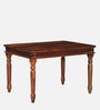 Siramika Sheesham Wood 4 Seater Dining Set In Honey Oak Finish Siramika Sheesham Wood 4 Seater Dining Set In Honey Oak Finish